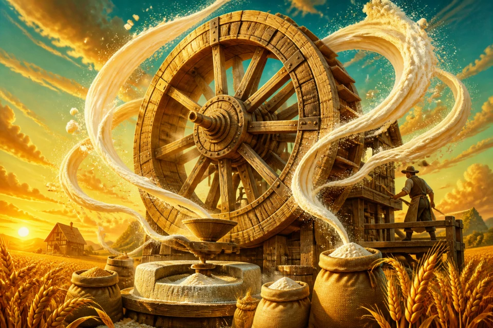 The Golden Mill game key art