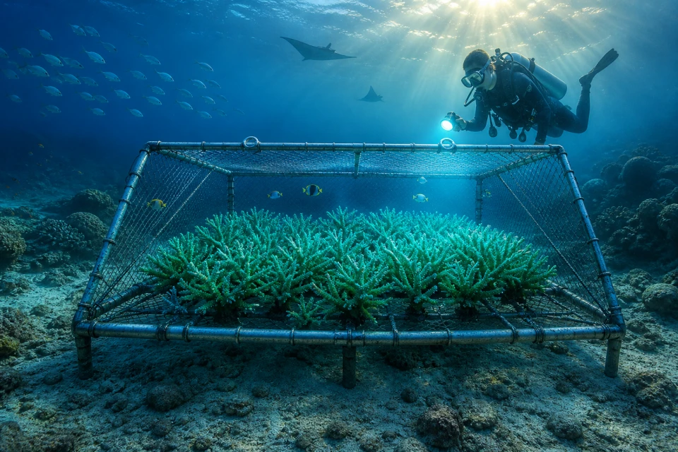 The Coral Nursery game key art